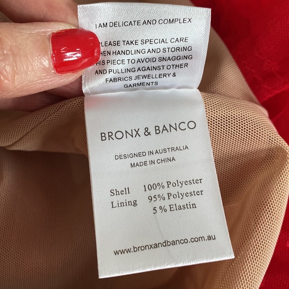 Bronx and Banco Lolita maxi/gown in red size US XS/2 MAKE ME A REASONABLE OFFER! - Picture 15 of 16